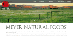 Desktop Screenshot of meyernaturalfoods.com