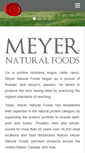 Mobile Screenshot of meyernaturalfoods.com